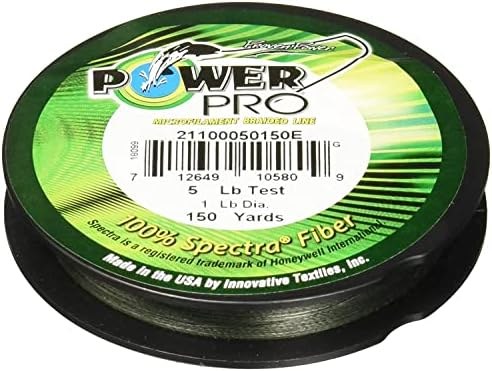PowerPro Spectra Braided Fishing Line 30lb 150yd Moss Green
